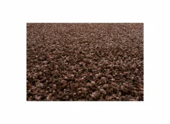 Rond tapijt Twister Ø120cm - polypropyleen - bruin & roest