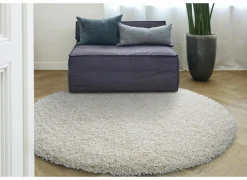 Rond tapijt Twister Ø200cm - polypropyleen - wit