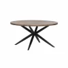 Ronde tafel Carma Ø130cm - lamulux - naturel & mango