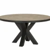 Ronde tafel Ø130cm - decor - parketlook