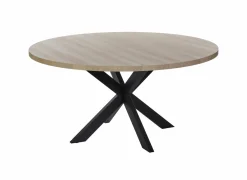 Ronde tafel Ø130cm - melamine - urban oak