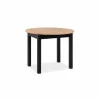 Ronde tafel Coburg 100/140x100cm - melamine - artisanal oak