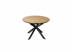Ronde tafel Dillinger 120/160x120cm - melamine - bruin