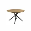 Ronde tafel Oye 120/160x120cm - melamine - eik