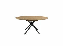 Ronde tafel Oye 120/160x120cm - melamine - eik