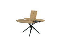 Ronde tafel Oye 120/160x120cm - melamine - eik