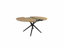 Ronde tafel Oye 120/160x120cm - melamine - eik