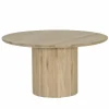 Ronde tafel Pearl Ø140cm - eik massief - naturel