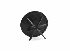 Ronde tafel Sofia Ø130cm - mango massief - zwart