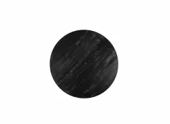 Ronde tafel Sofia Ø130cm - mango massief - zwart