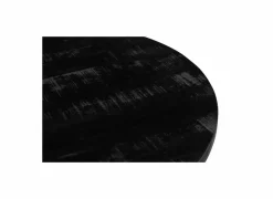 Ronde tafel Sofia Ø130cm - mango massief - zwart
