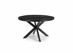 Ronde tafel Sofia Ø150cm - mango massief - zwart