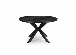 Ronde tafel Sofia Ø110cm - mango massief - zwart