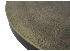 Salontafel Brass Ø75/Ø60cm - metaal - antique brass set van 2