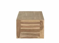Salontafel Carbone 125x65cm - sheesham massief &  decor - naturel