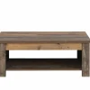 Salontafel Clif 110x65cm - decor - old wood & donker beton