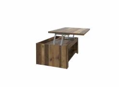 Salontafel Clif 110x65cm - decor - old wood & donker beton