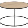 Salontafel Ø80cm - decor - eik