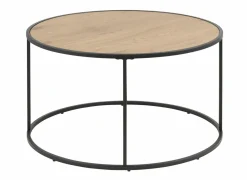 Salontafel Ø80cm - decor - eik