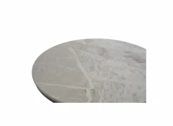 Salontafel Ø70/Ø50cm - keramiek & metaal - grijs set van 2