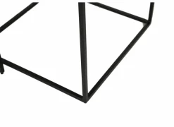 Salontafel Coltrane Ø40/Ø35cm - metaal - zwart set van 2