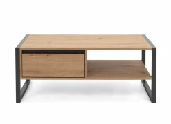 Salontafel Denver 100x40cm - decor - ambachtelijke eik