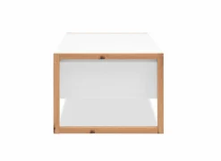 Salontafel Denver 100x40x55cm - decor - wit & artisanale eik