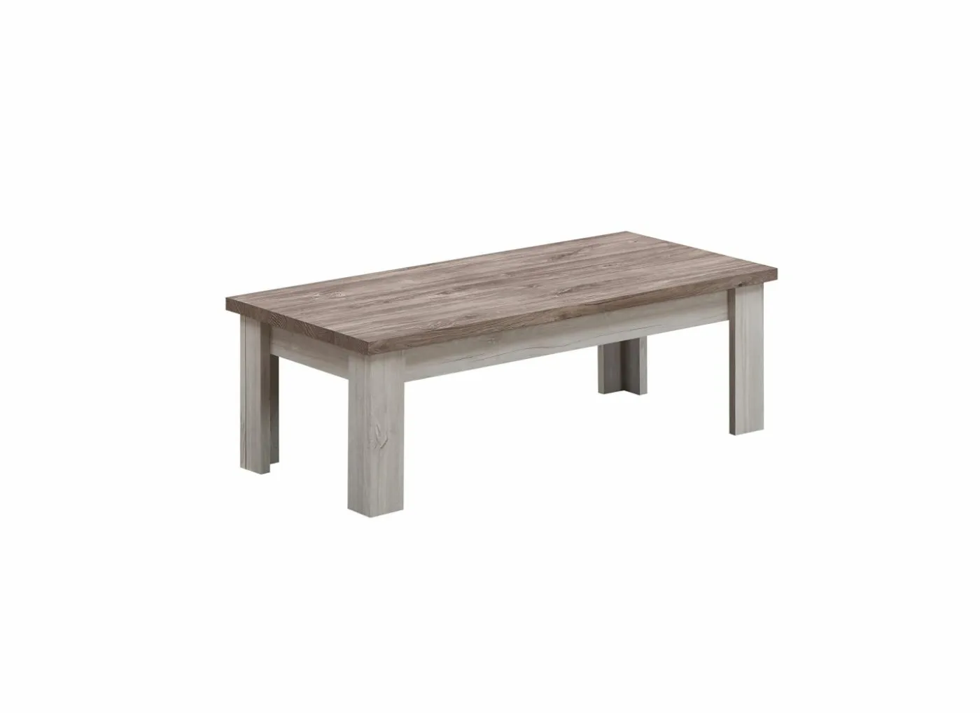 Salontafel Eline 120x40cm - decor - white oak & autumn oak