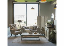 Salontafel Fetich 130x70cm - eik massief - naturel