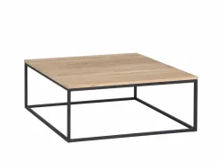 Salontafel Fetich 100x100cm - eik massief - naturel