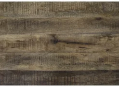 Salontafel Fuego Ø100cm - mango massief & metaal - naturel