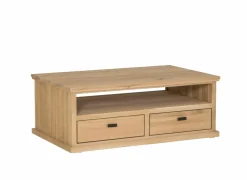 Salontafel Grimaldi 120x74cm - eik massief - naturel