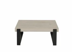 Salontafel Lucca 104x100cm - decor - millenium eik & lichtgrijs