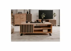 Salontafel Medan 67x111cm - melamine - artisanale eik