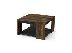 Salontafel Monaco 80x80cm - decor - saloon eik & zwart