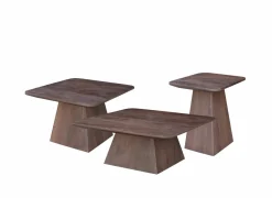 Salontafel Monsoon 60x60cm - mango massief - bruin