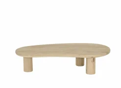 Salontafel Nephro 120x60cm - eik massief - naturel