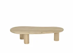 Salontafel Nephro 120x60cm - eik massief - naturel