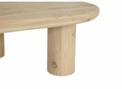 Salontafel Nephro 120x60cm - eik massief - naturel