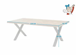 Salontafel Otto Piero 130x68cm - decor - scarlet eik