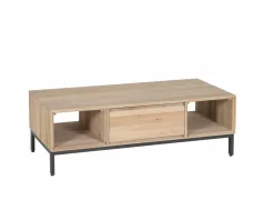 Salontafel Polar 120x60cm - eik massief & decor - naturel