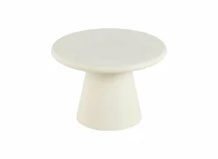 Salontafel SL2405  Ø60cm - cementex - wit