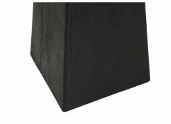 Salontafel Thalia 40x40cm - mango massief - zwart