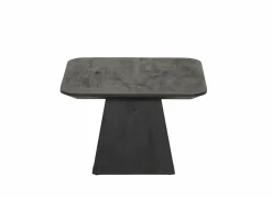 Salontafel Thalia 60x60cm - mango massief - zwart