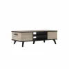 Salontafel Wayne 106,6x35,2x50,1cm - decor - eik & zwart