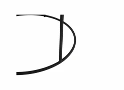 Salontafel Windsor Ø75x44,4cm/Ø65x39cm - lamulux - zwart - set van 2