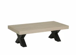 Salontafel 135x68cm - decor - natuurlijke olm