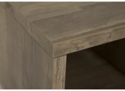 Salontafel 125x68cm - decor - old teak & matt black