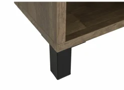 Salontafel 125x68cm - decor - old teak & matt black