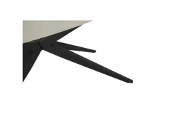 Salontafel 130x65cm - keramiek & metaal - wit